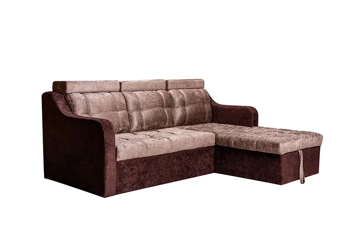 VIVDeal Mixed Brown Lounger with Storage